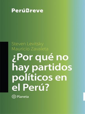 cover image of ¿Por qué no hay partidos políticos en el Perú?